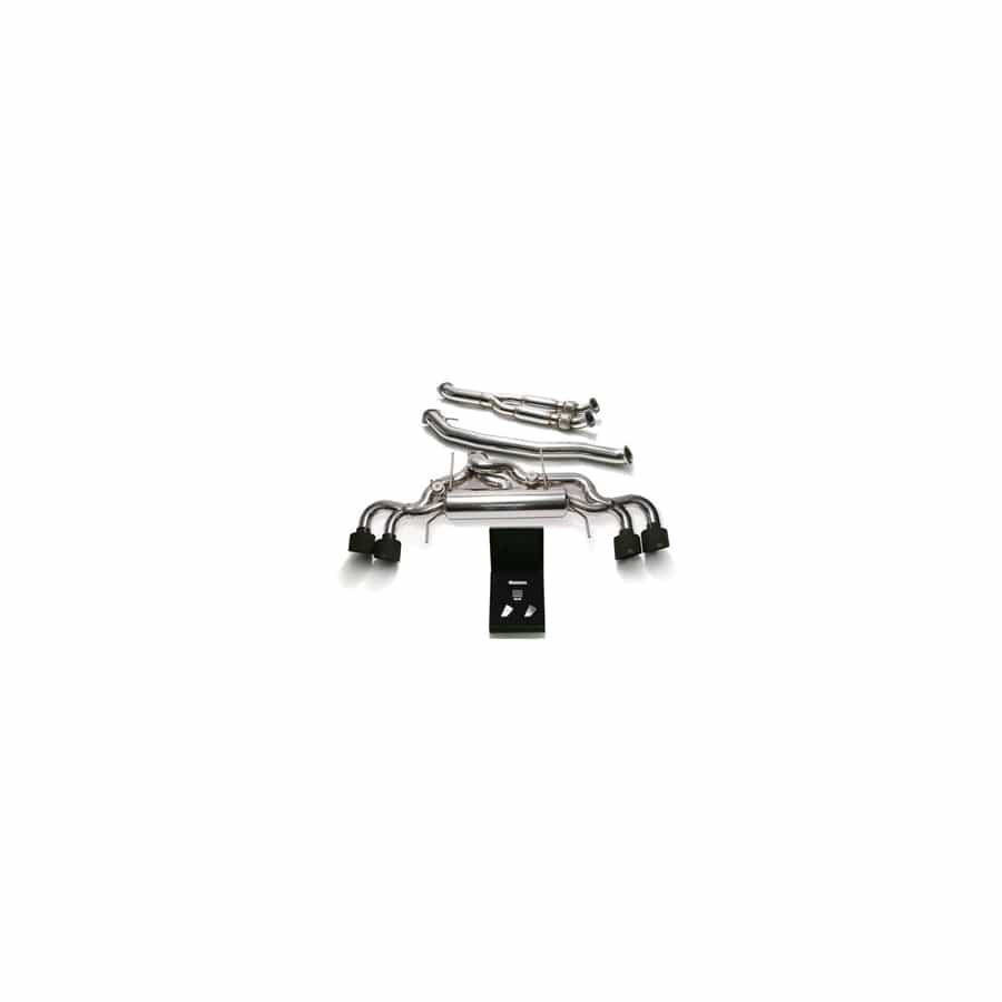 Armytrix NI35S-BF NI35SS-BQS12M Valvetronic 102mm Race Exhaust System Nissan GT-R R35 2007-2021 with Quad Matte Black 5"