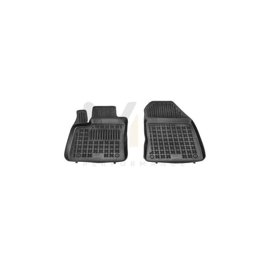 REZAW PLAST 200622 Floor mat set for FORD TRANSIT COURIER Elastomer, Front, Black