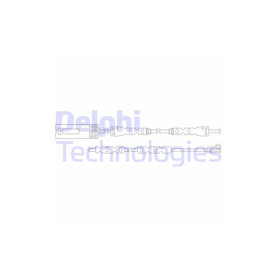 Delphi Lz0253 Warning Contact Set, Brake Pad Wear