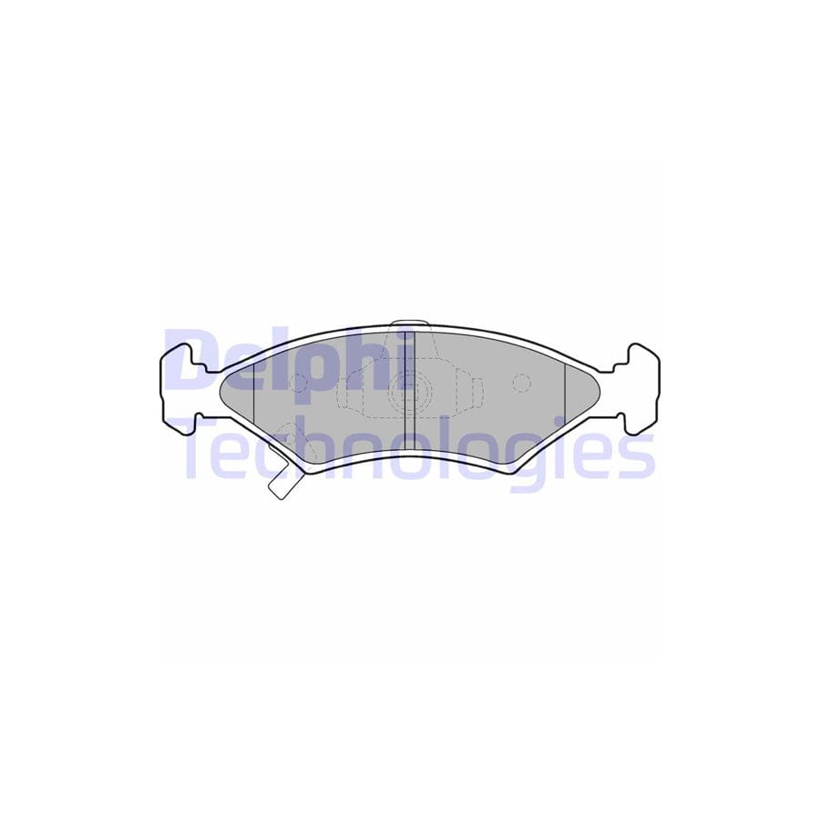Delphi Lp1630 Brake Pad Set