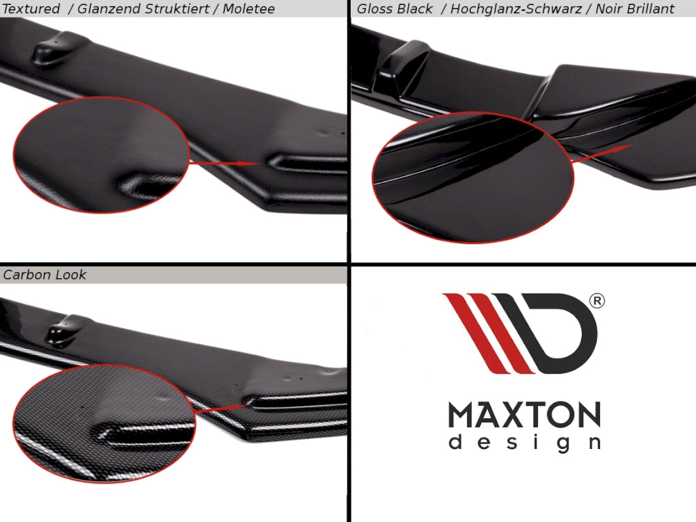 Maxton Design Fiat 500 MK1 Abarth (2008-2012) Front Splitter V.1