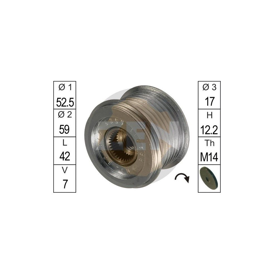 Era ZN5503 Alternator Freewheel Clutch