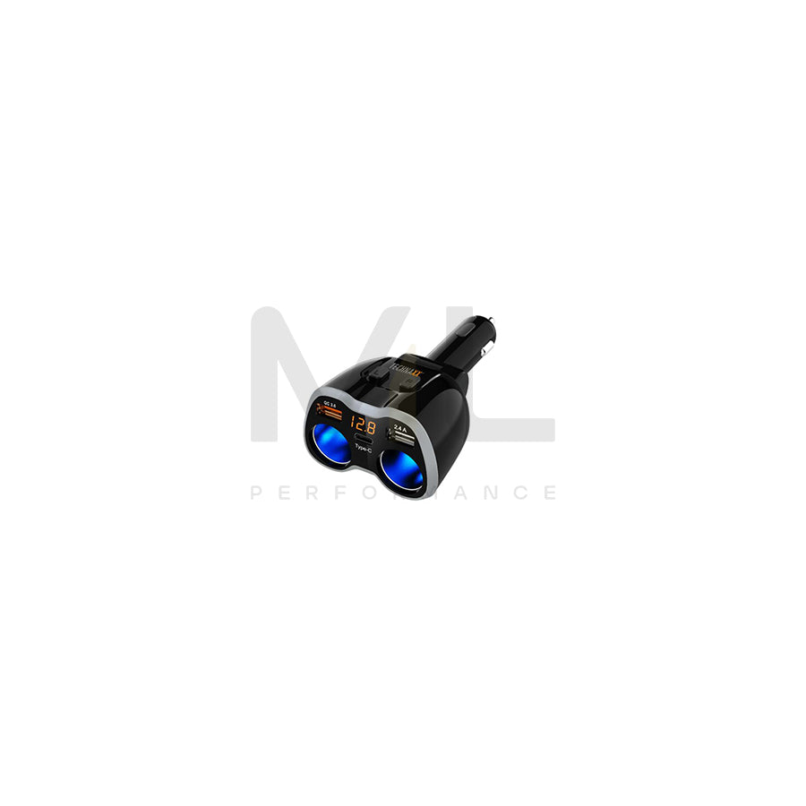 TECHNAXX TX-163 4915 Cigarette lighter splitter 12-24V, with fuse