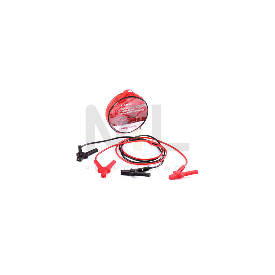 HERTH+BUSS ELPARTS 52289848 Jump leads with plastic pliers, with overvoltage protection, with storage bag, 220A