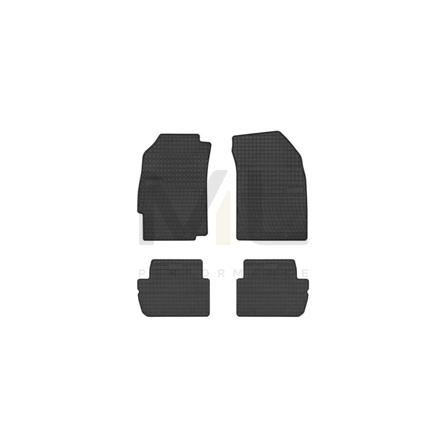 FROGUM Tailored 0698 Floor mat set for CHEVROLET Spark (M300) Elastomer, Front and Rear, Quantity: 4, Black, (LHD)