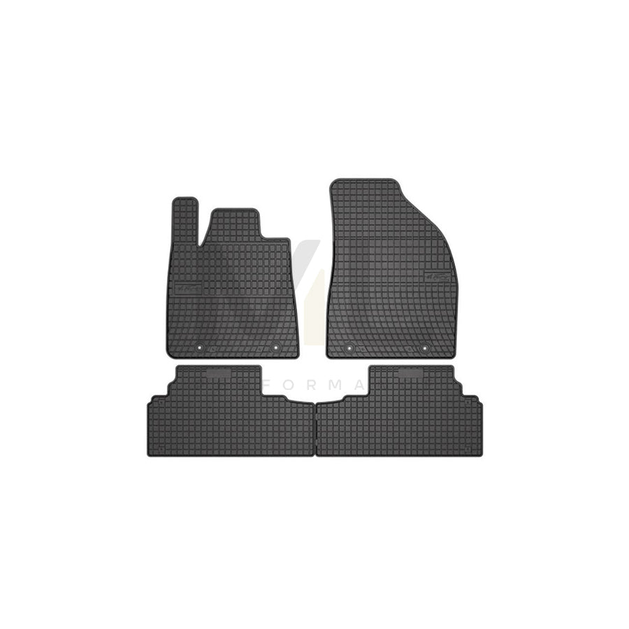 FROGUM Tailored 410480 Floor mat set for LEXUS RX III (AL10) Elastomer, Front and Rear, Quantity: 4, Black, (LHD)