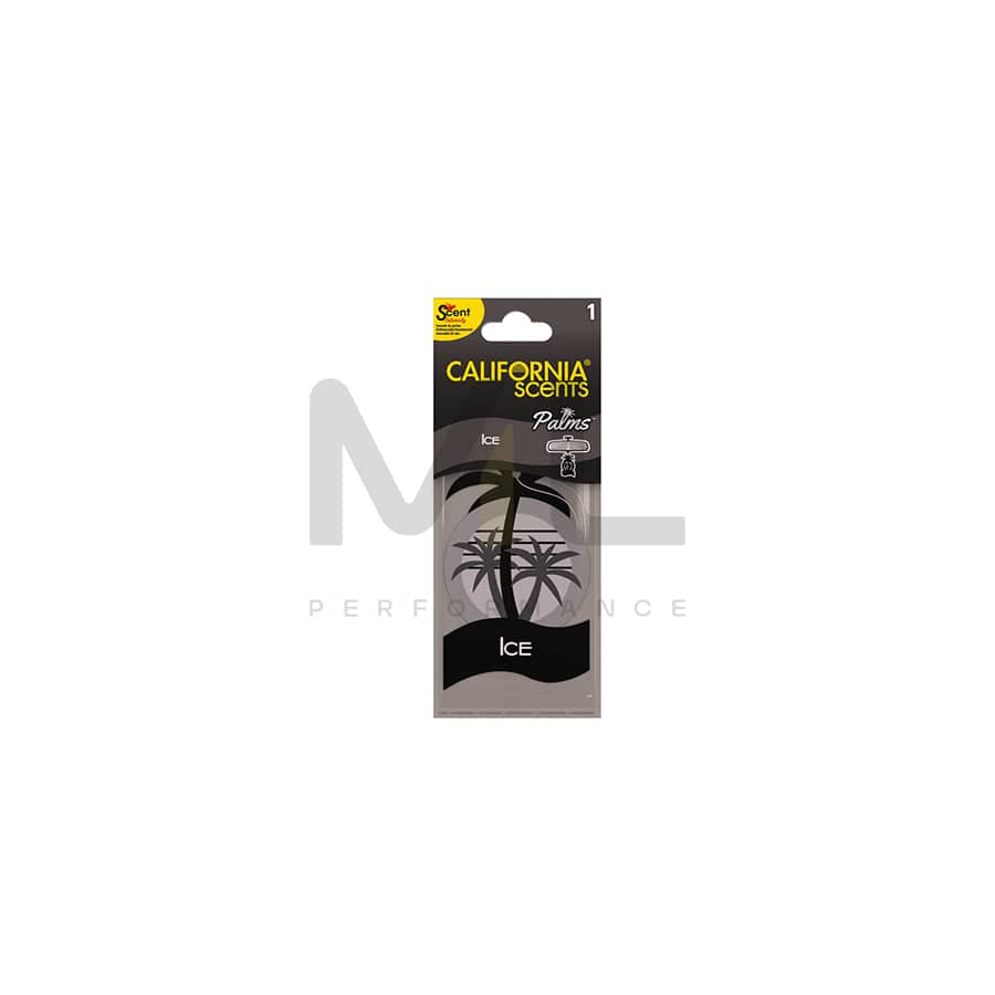 California Scents 1pc. 2D-Palm Car Air Freshener - Ice
