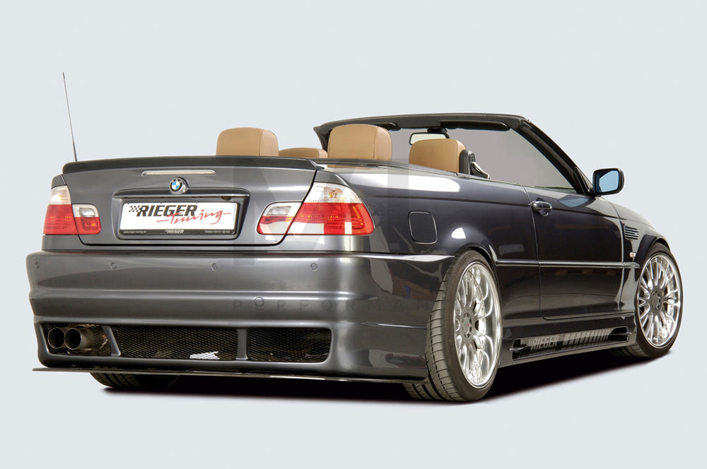 Rieger 00050233 BMW 3 Series E46 Rear Bumper 6 | ML Performance UK Car Parts