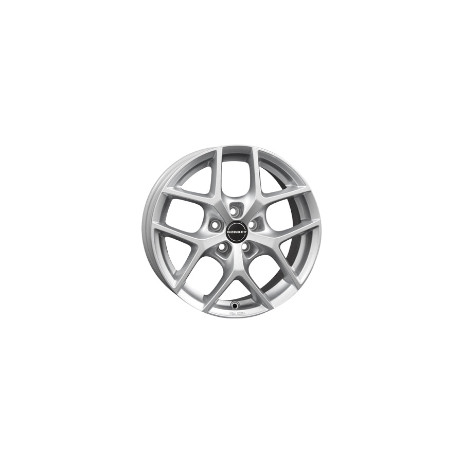 Borbet Y 7x16 ET45 Y 70645108572,5CS Crystal Silver Wheel