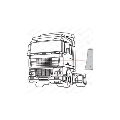 Covind Xf2/161 Air Deflector, Driver Cab