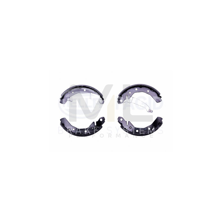 HELLA 8DB 355 001-741 Brake Shoe Set with handbrake lever
