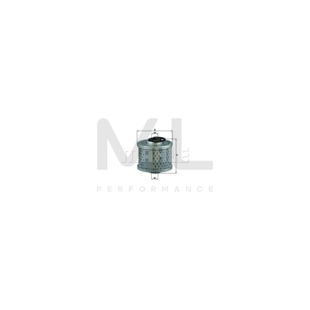 MAHLE ORIGINAL OC 62 Oil Filter for GLAS V8 Saloon Spin-on Filter | ML Performance Car Parts
