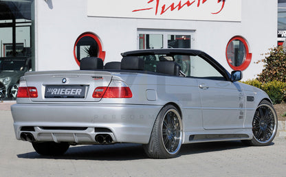 Rieger 00050254 BMW 3 Series E46 Rear Diffuser 2 | ML Performance UK Car Parts