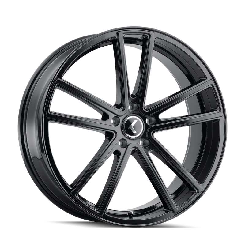 Kraze Wheels Kraze KR190 Lusso 22x8.5 / 5x114.3 BP / 38mm Offset / 72.62mm Hub Gloss Black Wheel
