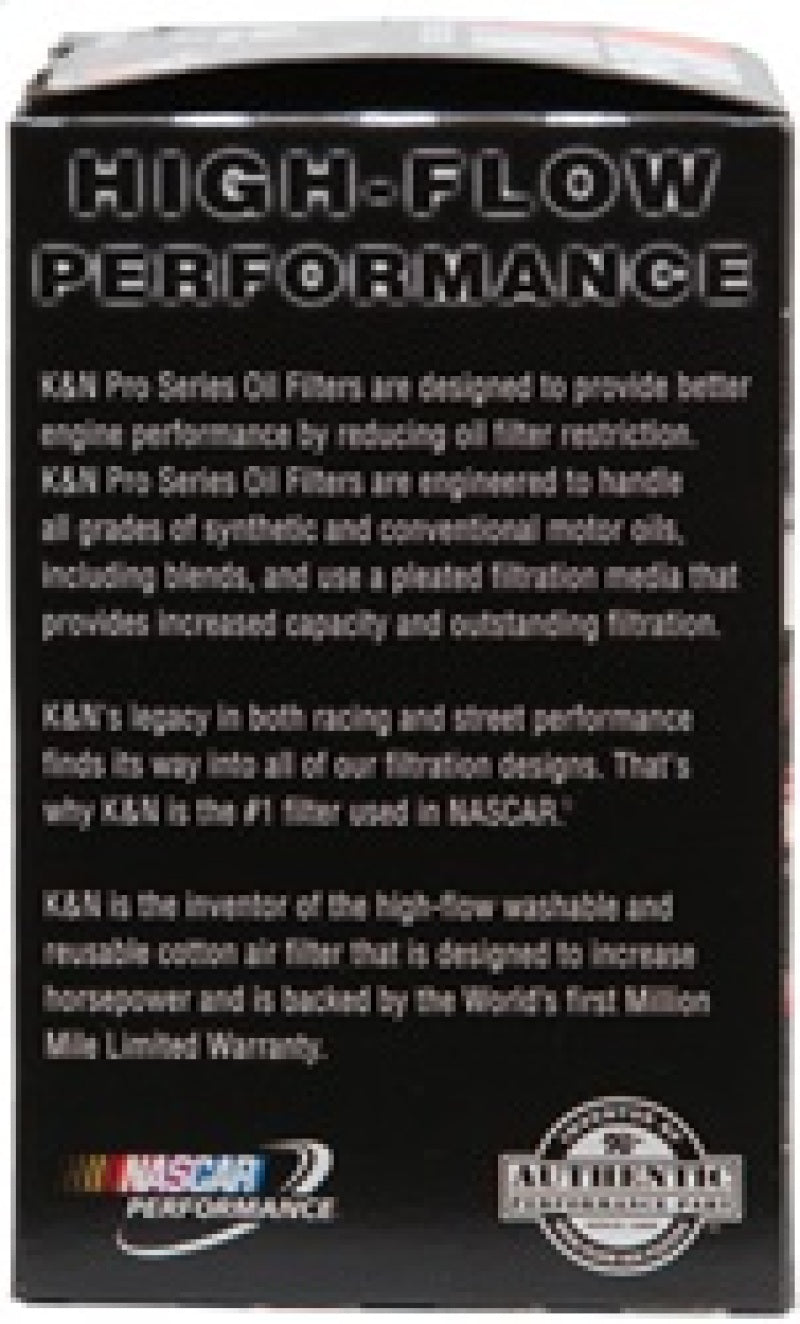 K&N Engineering K&N Oil Filter 3in OD x 5.094in H for Buick/Chevrolet/Pontiac/GMC/Oldsmobile/GMC/Cadillac