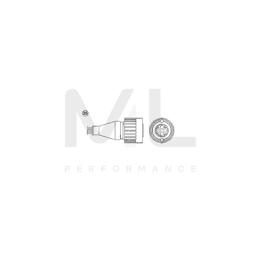 NTK Lambda Sensor / O2 Sensor (NGK 5707) - OZA660-EE14 | ML Car Parts UK | ML Performance