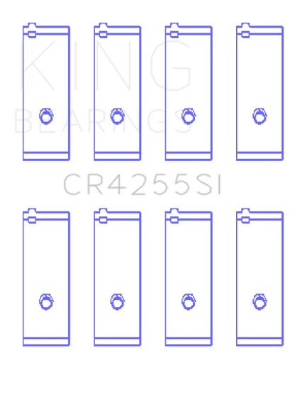 King Engine Bearings G.M.C. /Quard 4 1996/Up (Size +1.0mm) Connecting Rod Bearing Set