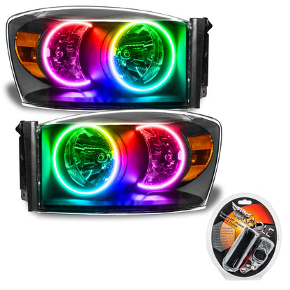 ORACLE Lighting Oracle 07-08 Dodge Ram SMD HL - Black - ColorSHIFT