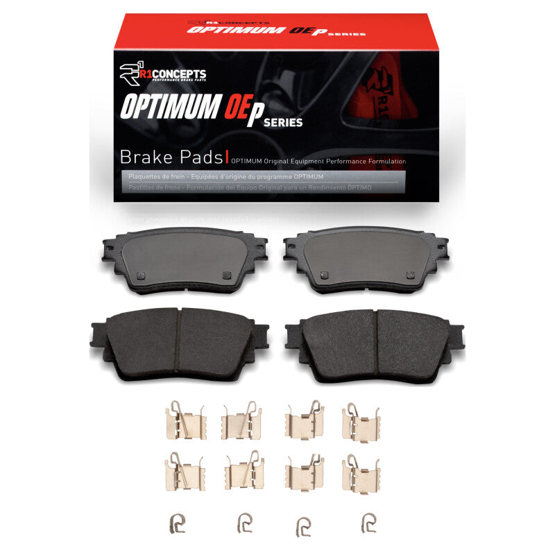 R1 Concepts R1 2017-2025 Mitsubishi Outlander Rear R1 Optimum OE Pads & Hardware Kit