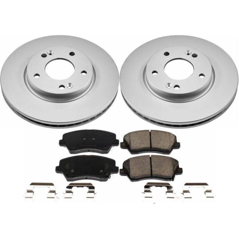 PowerStop Power Stop 16-17 Hyundai Veloster Front Z17 Evolution Geomet Coated Brake Kit