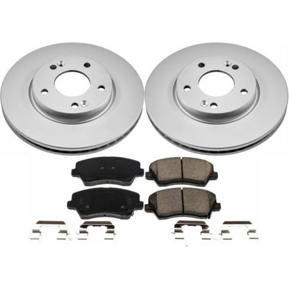 PowerStop Power Stop 16-17 Hyundai Veloster Front Z17 Evolution Geomet Coated Brake Kit