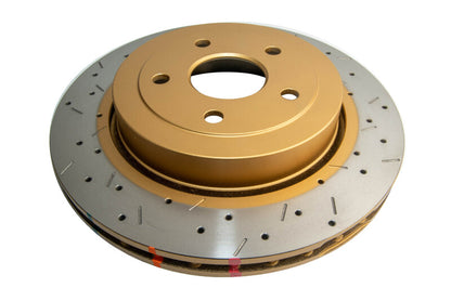 DBA 06-10 Jeep Grand Cherokee SRT-8 360mm Dia Rear Drilled & Slotted T3 4000 Series Rotor