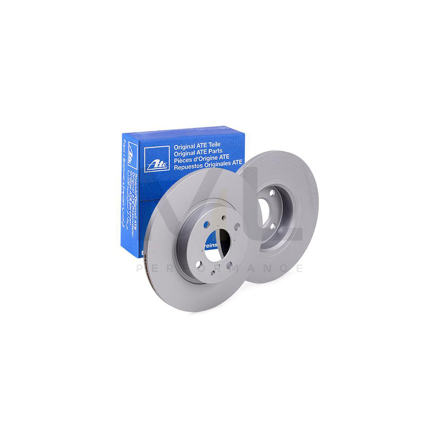 ATE 24.0112-0127.1 Brake Disc Solid, Coated  - 1 piece