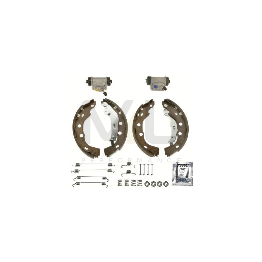 TRW Brake Kit BK2938 Brake Shoe Set with wheel brake cylinder | ML Performance Car Parts