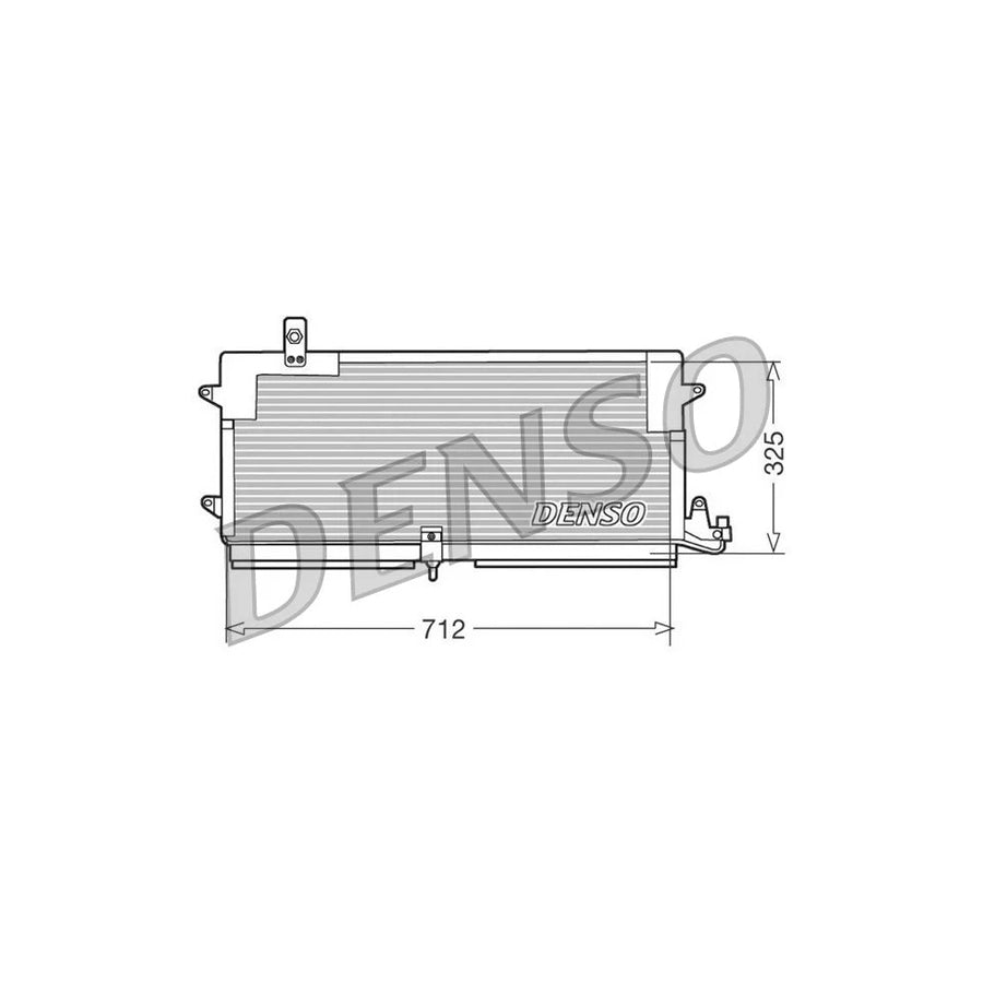 DENSO DCN32004 Air Conditioning Condenser for VW Passat