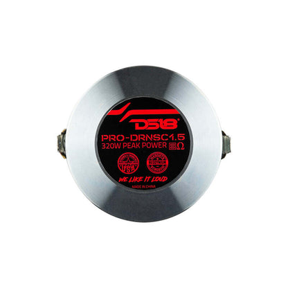 DS18 1in Drivers Twist-On Throat 160 Watts RMS 1.5in Composite Polyamide Vc 8 ohm
