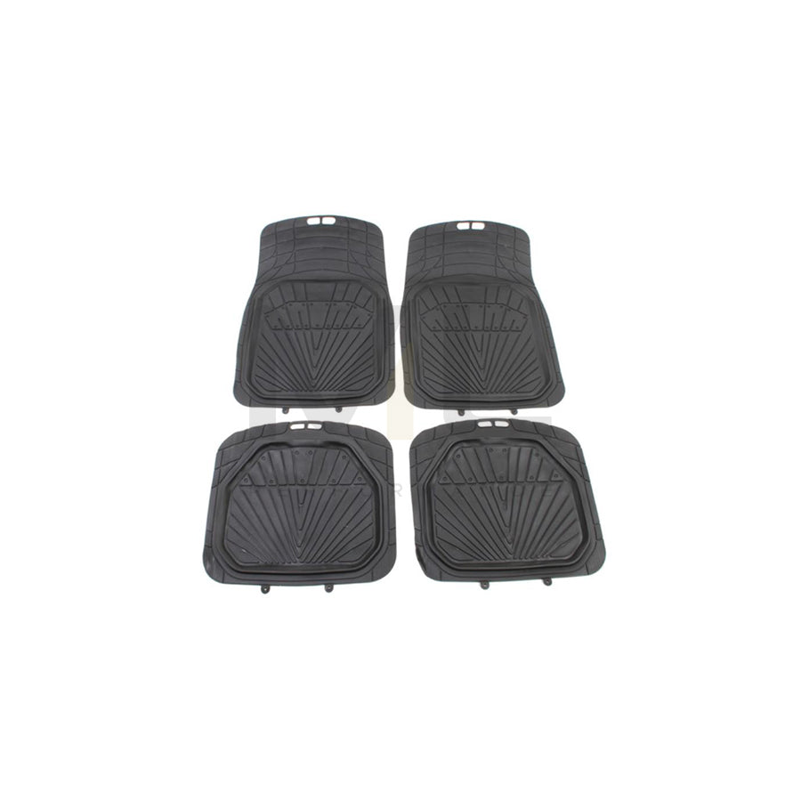 POLGUM Universal fit CR202C Floor mat set Elastomer, Front and Rear, Quantity: 4, Black