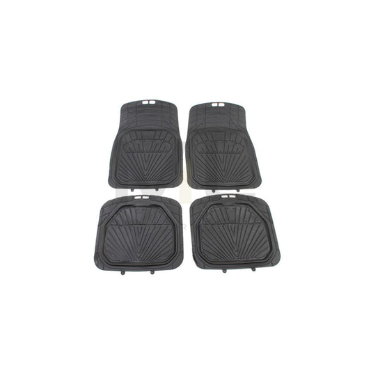POLGUM Universal fit CR202C Floor mat set Elastomer, Front and Rear, Quantity: 4, Black