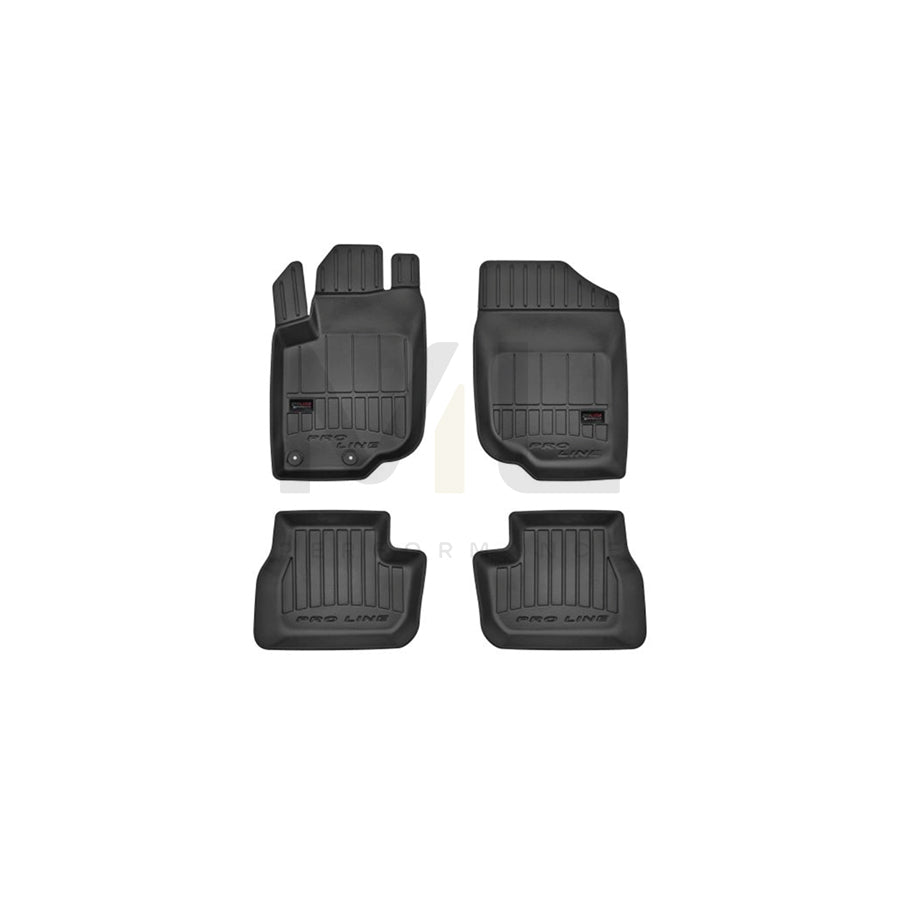 FROGUM 3D407435 Floor mat set for PEUGEOT 207 Elastomer, Front and Rear, Quantity: 4, Black