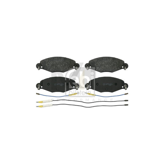 Febi Bilstein 16419 Brake Pad Set For Citroën C5 Front Axle, Incl. Wear Warning Contact