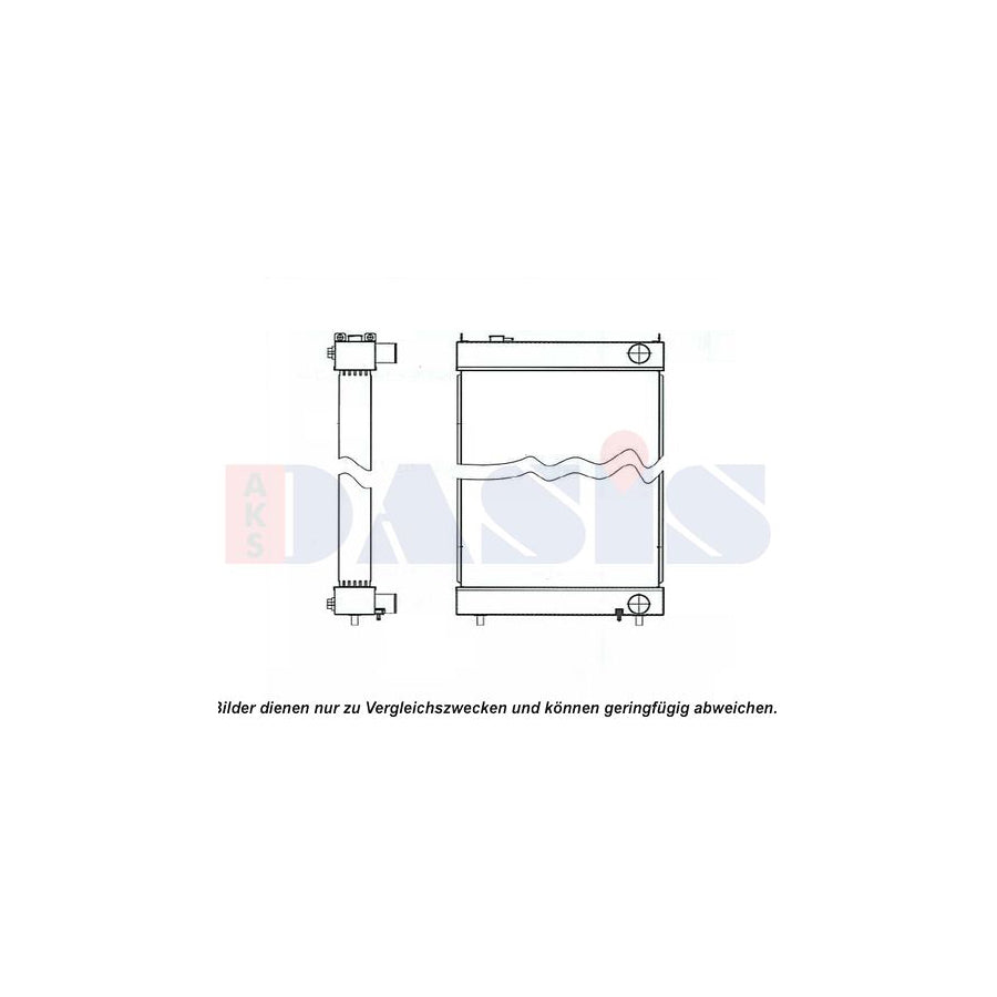 AKS Dasis 450147N Engine Radiator
