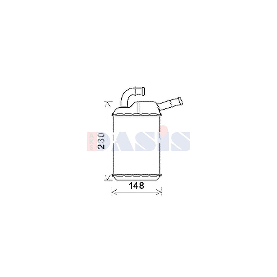 AKS Dasis 049012N Heater Matrix for VW Transporter