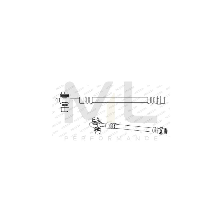 FERODO FHY2224 Brake Hose for VW PASSAT 206mm, ???12,3 | ML Performance Car Parts