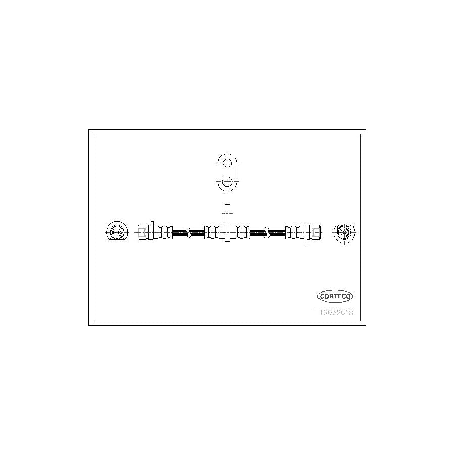 Corteco 19032618 Brake Hose for Honda Accord