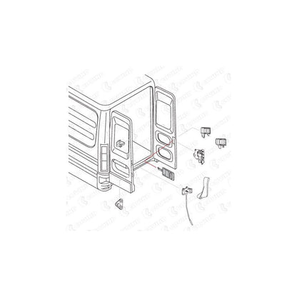 Covind C39/190 Door Handle for Iveco Daily
