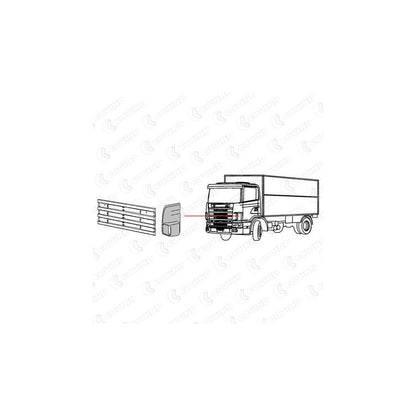 Covind 144/161 Air Deflector, Driver Cab