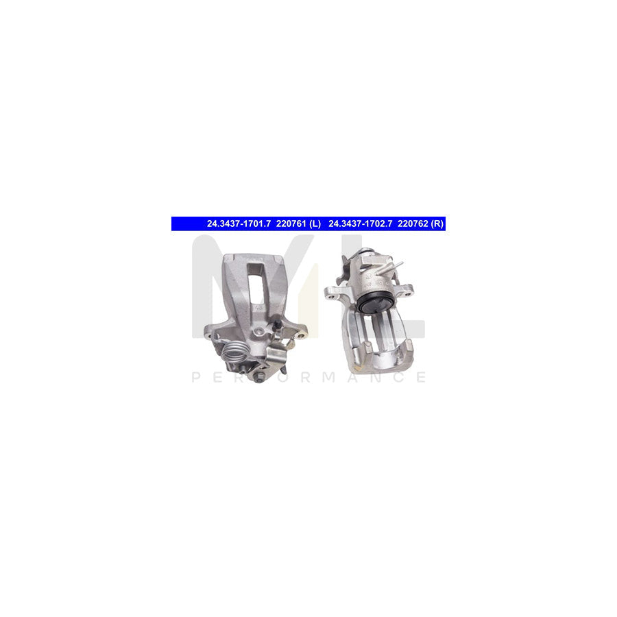 ATE 24.3437-1701.7 Brake Caliper without holder