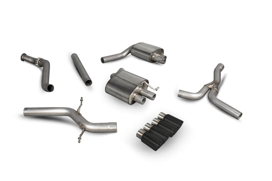 Scorpion SAUS073C Audi A5 B8 2.0 TFSI Non-Resonated Cat-Back System  | ML Performance US US