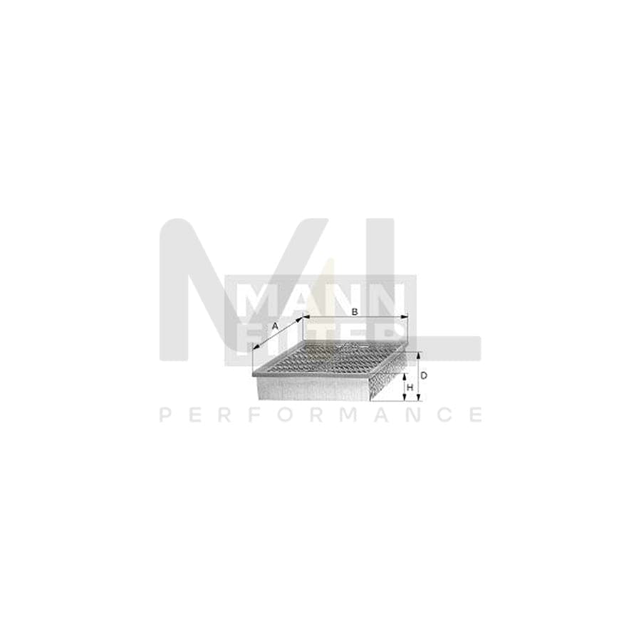 MANN-FILTER C 35 104 Air Filter for PORSCHE 911 Filter Insert