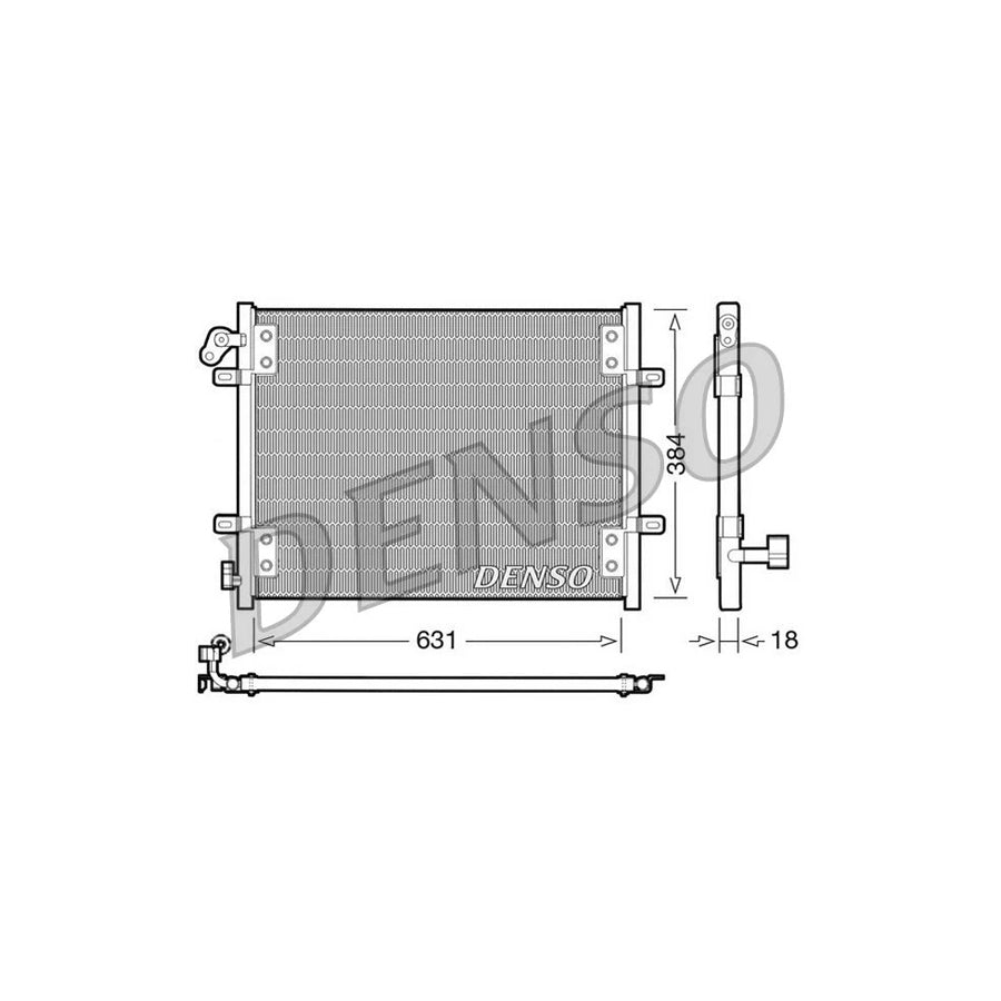 DENSO DCN23002 Air Conditioning Condenser for Renault Espace
