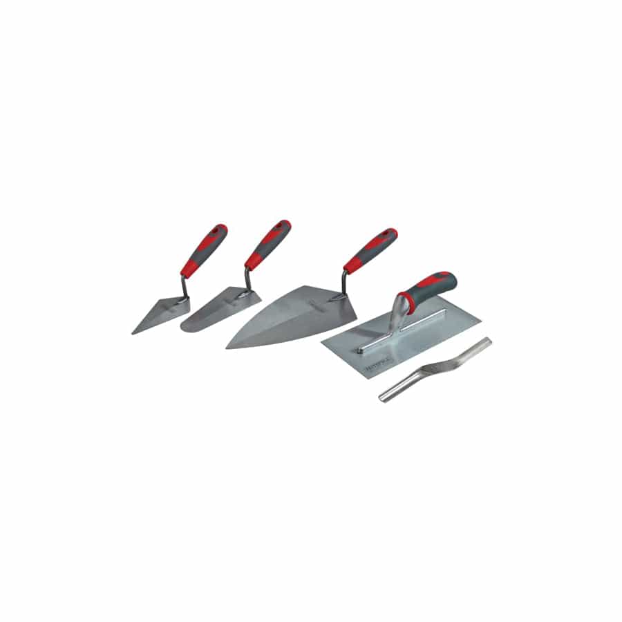 Faithfull FAISGTSET5 Soft Grip Handle Trowel Pack 5 Piece