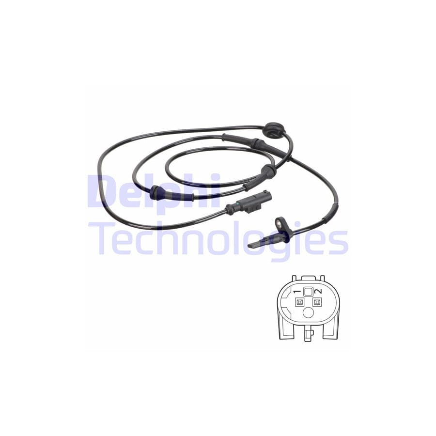 Delphi Ss20711 Abs Sensor For Fiat Punto Ii Hatchback (188)