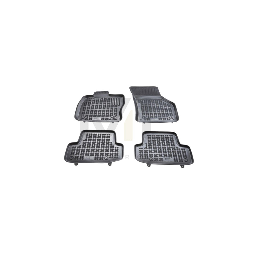 REZAW PLAST 200320 Floor mat set for AUDI Q2 (GAB) Elastomer, Front and Rear, Black