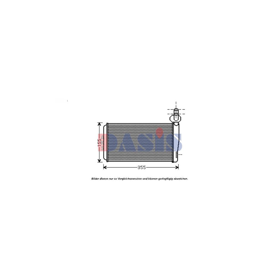 AKS Dasis 049013N Heater Matrix