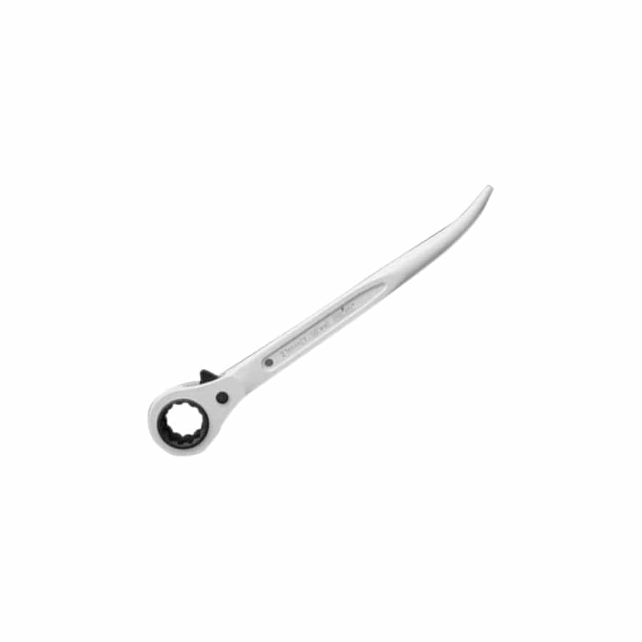 Priory PRI604W 604 Short Bent Reversible Ratchet Podger 19 x 21mm White