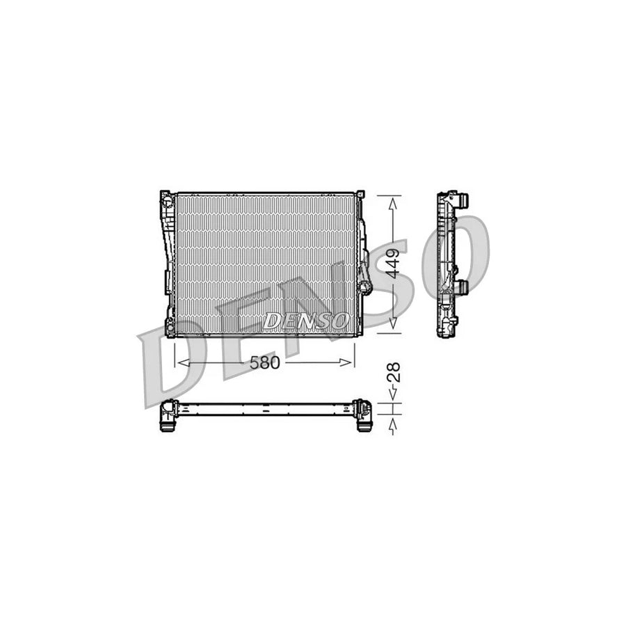 DENSO DRM05069 Engine Radiator